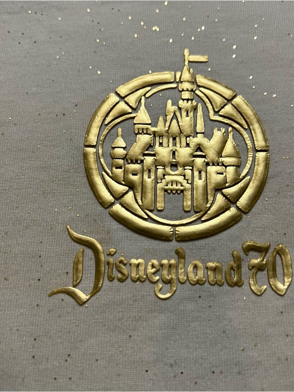 Spirit Jersey Disneyland 70th Anniversary Castle Graphic Oversized Long Sleeve S - Picture 11 of 16